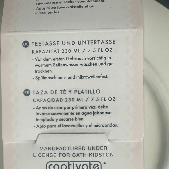 Cath Kidston “ the collector” Pink Floral Teacup and Saucer wirh pink handle🌸 - Picture 8 of 10